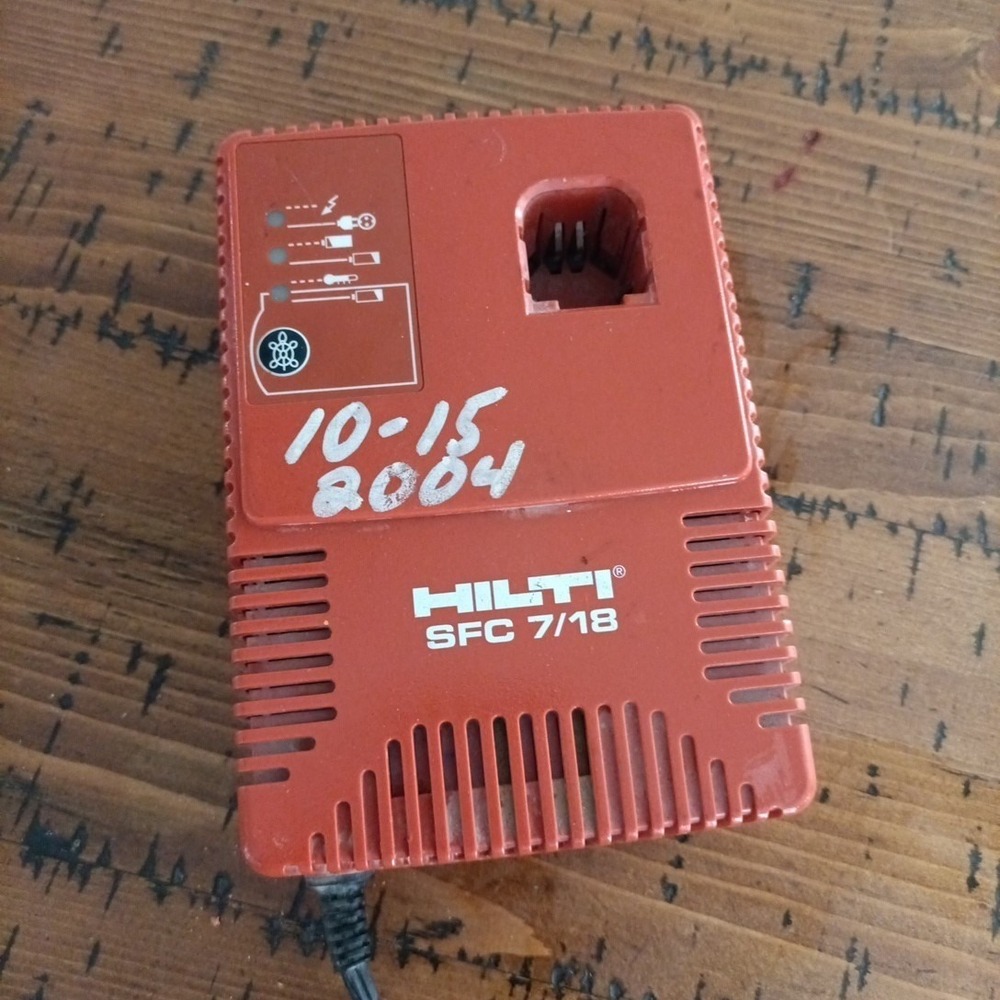 Hilti Fast Battery Charger  Conditioning Mode SFC 7/18 for NiCd NiMh SFB Pack A5